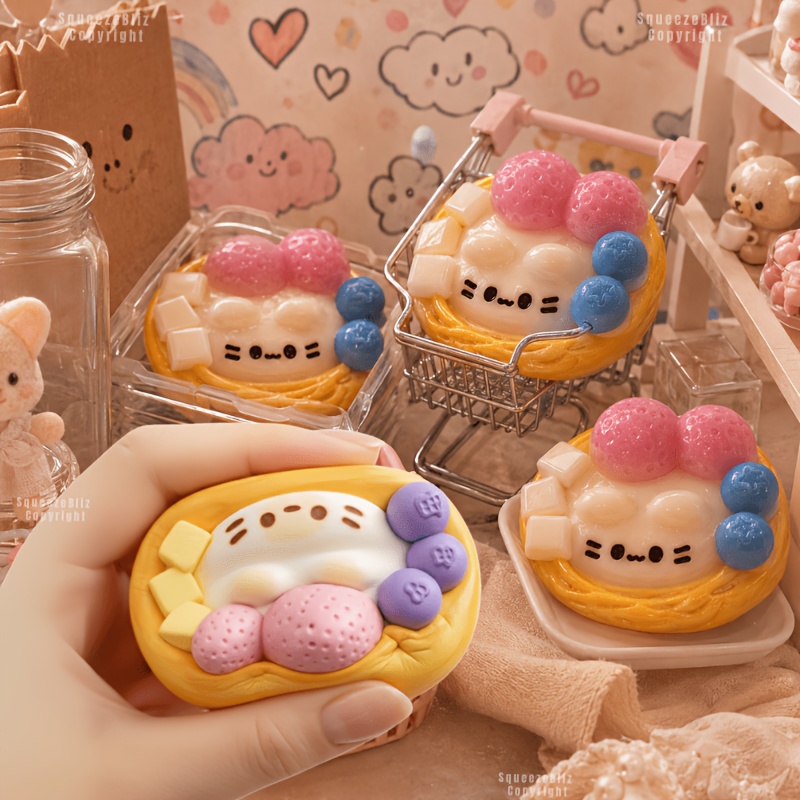 Cute Strawberry Egg Tart Squis - Edc Daily Carry 리뷰 및 가격