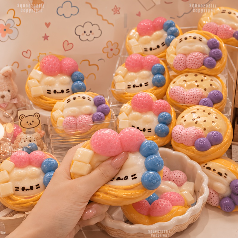 Cute Strawberry Egg Tart Squis - Edc Daily Carry 리뷰 및 가격
