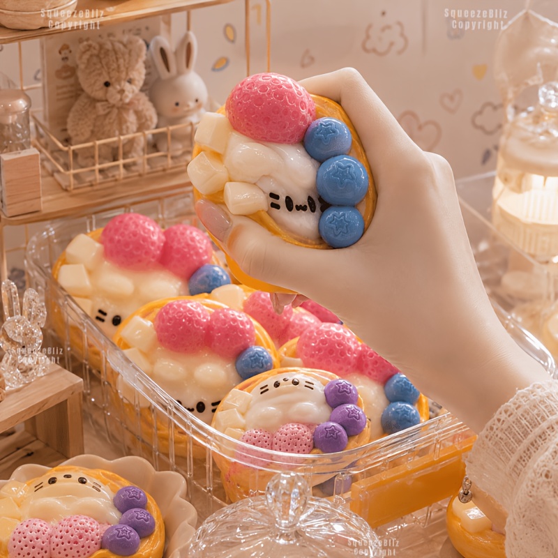Cute Strawberry Egg Tart Squis - Edc Daily Carry 리뷰 및 가격