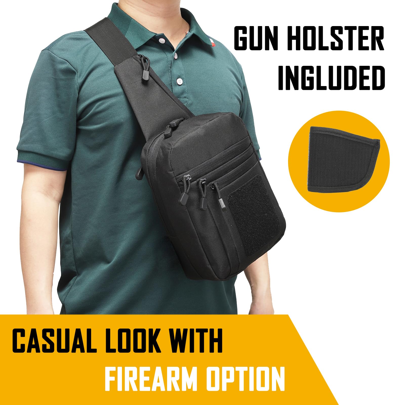Concealed Carry Crossbody Bag  - Edc Carry Handgun 리뷰 및 가격