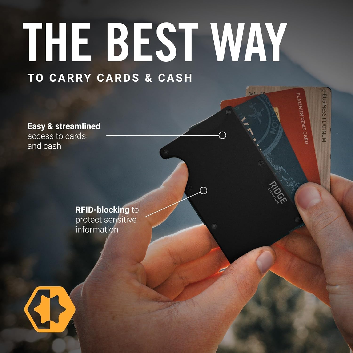 The Ridge Wallet for Men, RFID - Wallet Slim Titanium 리뷰 및 가격