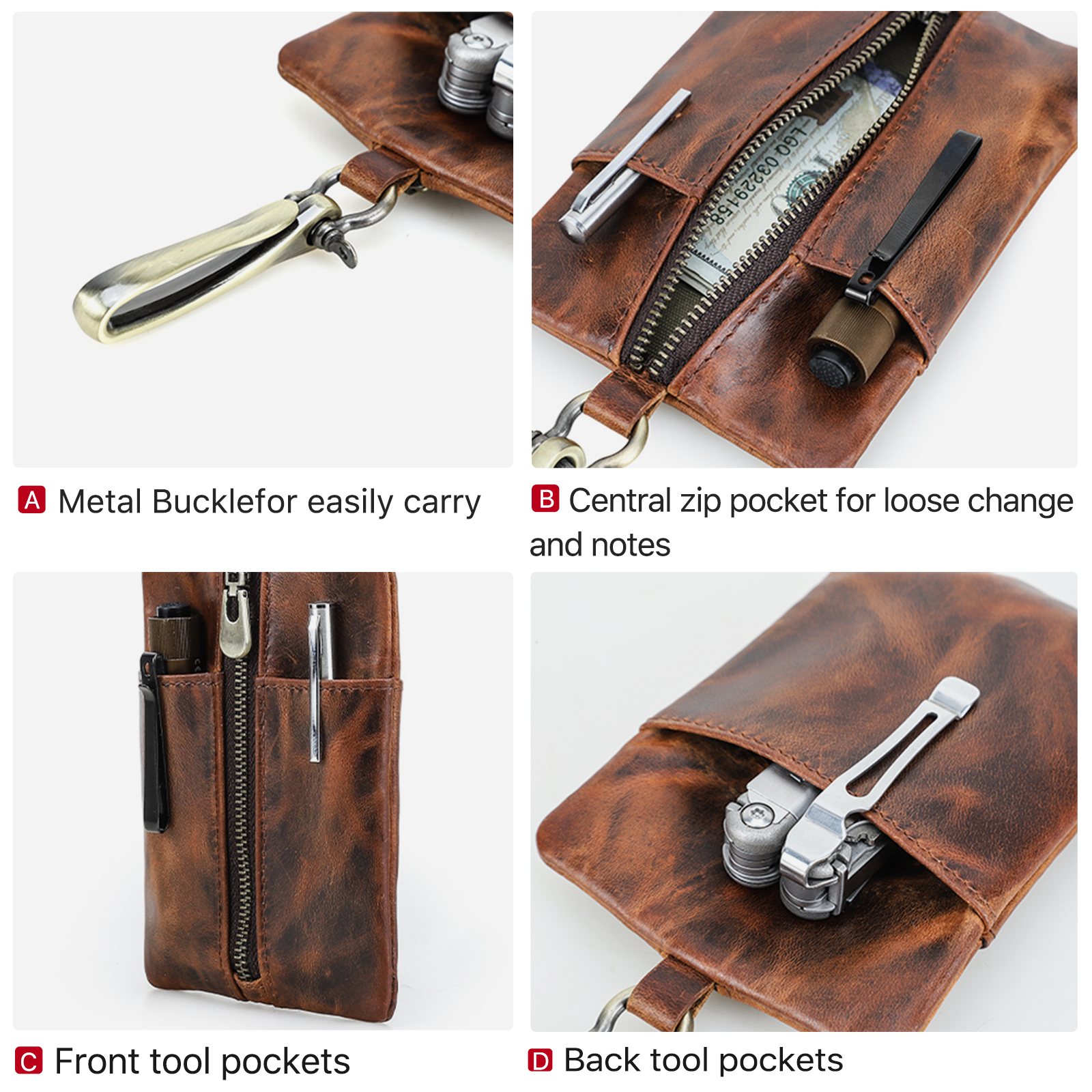 Hiram Tactical EDC Molle Pouch - Edc Concealed Carry Belt 리뷰 및 가격
