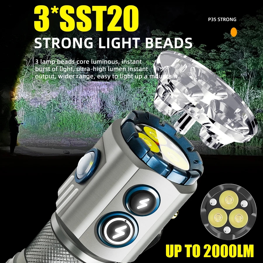 Powerful 2000LM EDC Flashlight - Edc Daily Carry 리뷰 및 가격