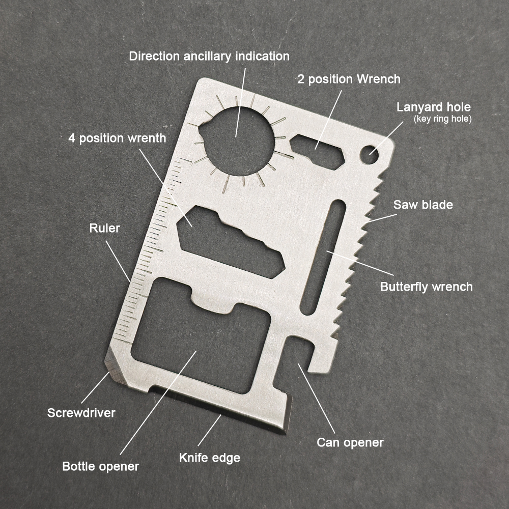 Stainless Steel EDC Pocket Too - Multitool Credit Card 리뷰 및 가격
