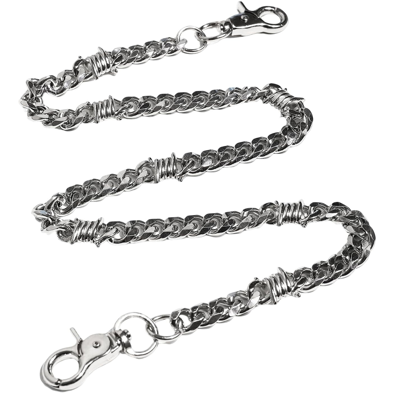 Biker Wallet Chain for Men Boy - Wallet Slim Titanium 리뷰 및 가격